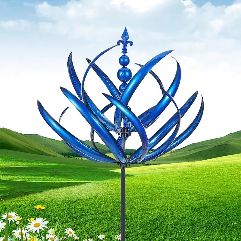 Garden Wind Spinners Outdoor Windmill Large Flower Shape 360 Degree Rotation Garden Sculptures Metal Decoration For Garden Lawn
Garden Wind Spinners Outdoor Windmill Large Flower Shape 360 Degree Rotation Garden Sculptures Metal Decoration For Garden Lawn