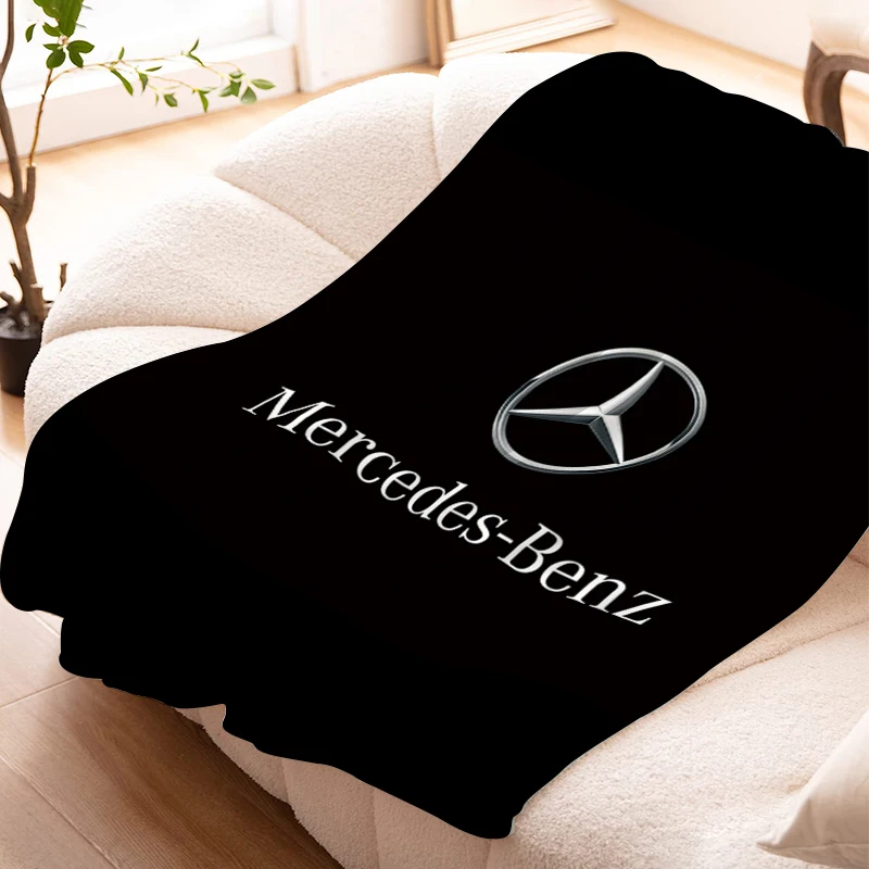

Одеяло на заказ, зимнее теплое флисовое покрывало на колено Mercedes Benzs, мягкие пушистые одеяла из микрофибры, постельное белье большого размера