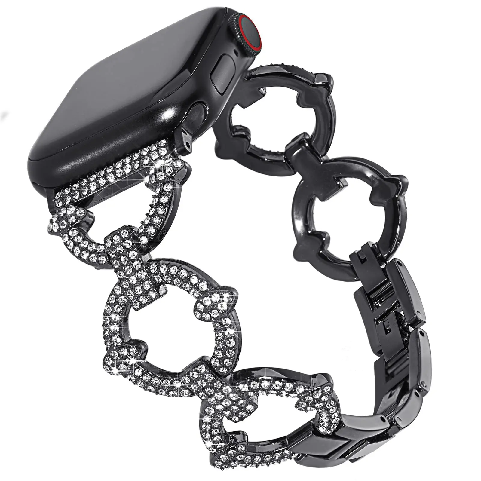 Bling Diamond Strap for Apple Watch Band 40mm 45mm 44mm 41mm 42mm 49mm 38mm Metal belt for Iwatch Series 7 SE 6 5 4 Women Bracel
Bling Diamond Strap for Apple Watch Band 40mm 45mm 44mm 41mm 42mm 49mm 38mm Metal belt for Iwatch Series 7 SE 6 5 4 Women Bracel