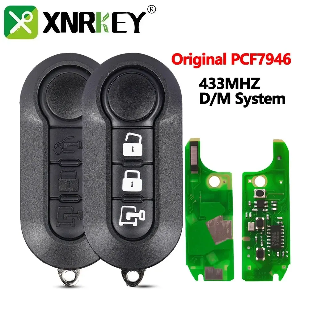 Ключ дистанционного управления XNRKEY 3B PCF7946 чип 433 МГц для Fiat 500 500L Punto Florino Doblo Qubo для Delphi/Marelli BSI
Ключ дистанционного управления XNRKEY 3B PCF7946 чип 433 МГц для Fiat 500 500L Punto Florino Doblo Qubo для Delphi/Marelli BSI