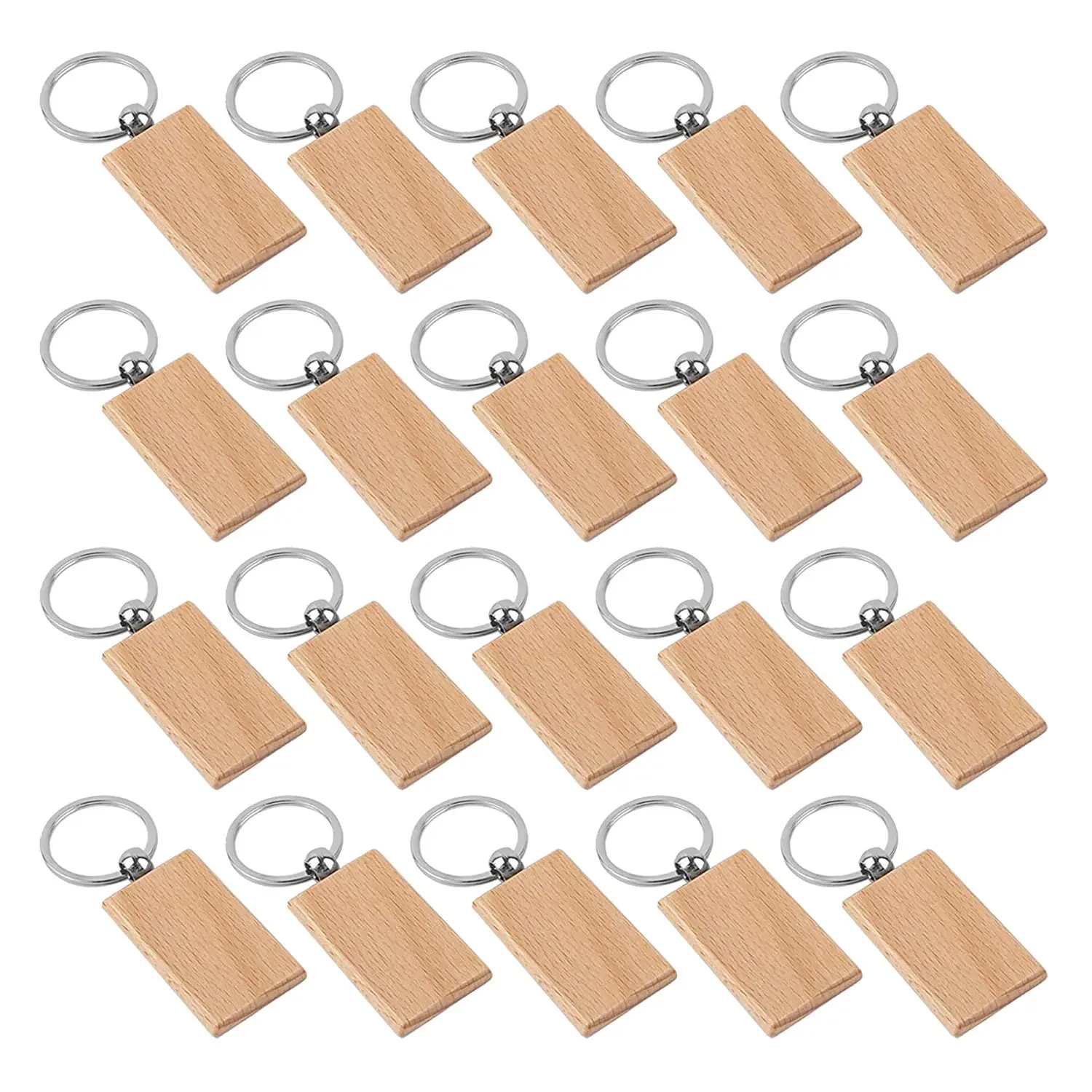 Blank Wooden Keychain Wooden Keychain Keyring Keychain Personalized EDC or Best Gift Craft (Rectangular, Pack of 20)
Blank Wooden Keychain Wooden Keychain Keyring Keychain Personalized EDC or Best Gift Craft (Rectangular, Pack of 20)