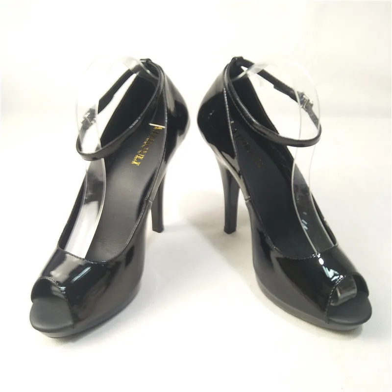Black paint 13cm high heels, night club dancing shoes, classic nude footband, female stage catwalk,dance shoes
Black paint 13cm high heels, night club dancing shoes, classic nude footband, female stage catwalk,dance shoes