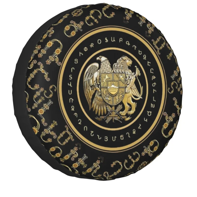 Armenian Coat Of Arms Spare Tire Cover for Jeep Honda Custom Alphabet Waterproof Dust-Proof Car Wheel Covers 14" 15" 16" 17
Armenian Coat Of Arms Spare Tire Cover for Jeep Honda Custom Alphabet Waterproof Dust-Proof Car Wheel Covers 14" 15" 16" 17