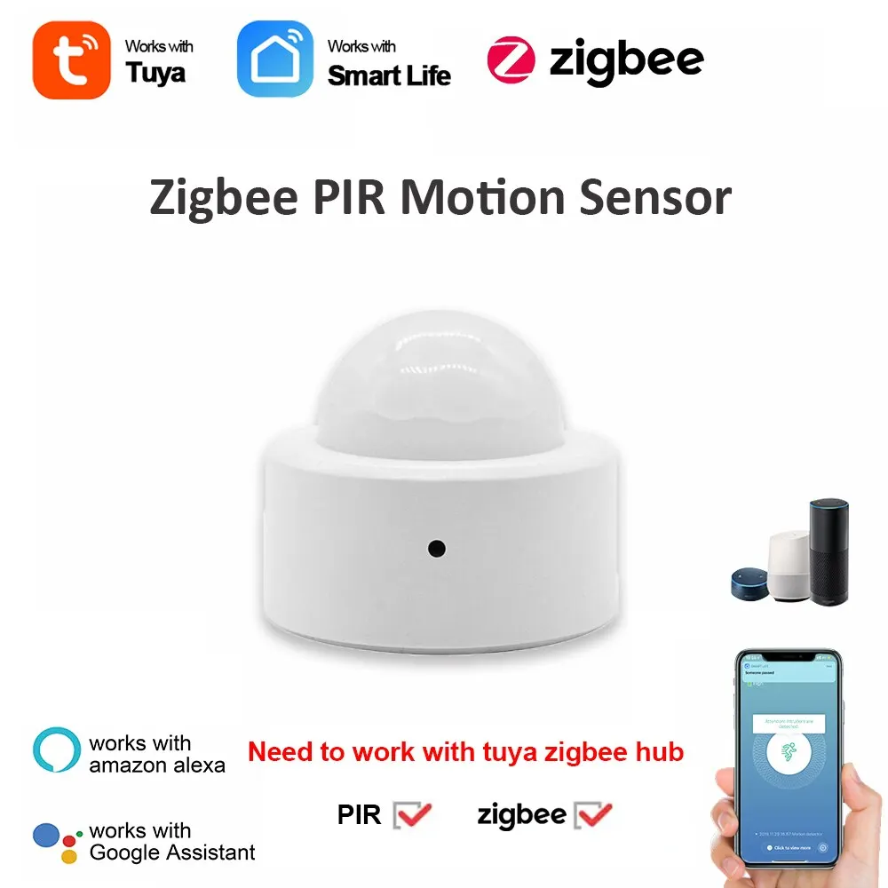 

NEW Zigbee Mini Smart PIR Human Body Infrared Sensor Anti Theft Motion Detector Tuya TY003 Tuya App Remote Control Smart Life