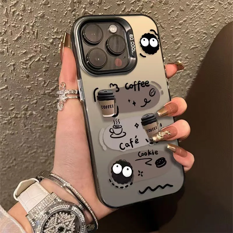 

Creative Coffee Ball Mobile Phone Case is for iPhone15 14Promax 13 Mini 12Pro 11 Promax Xr Xs 7 8 Plus Series Mobile Phone Cases