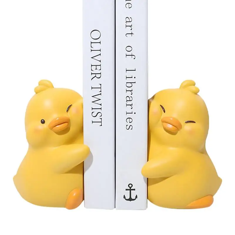 Yellow Bookends Ducks Cartoon Duck Bookshelf Stopper Ducks Hugging Cute Bookends Resin Duck Textbook Stopper For Book Support
Yellow Bookends Ducks Cartoon Duck Bookshelf Stopper Ducks Hugging Cute Bookends Resin Duck Textbook Stopper For Book Support