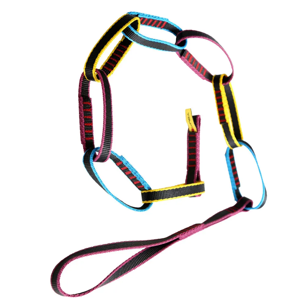 140 cm Rock Climbing Rigging Safety Loop Mountaineering Climbing Tree Anchor Loop Daisy Chain Sling Webbing
140 cm Rock Climbing Rigging Safety Loop Mountaineering Climbing Tree Anchor Loop Daisy Chain Sling Webbing