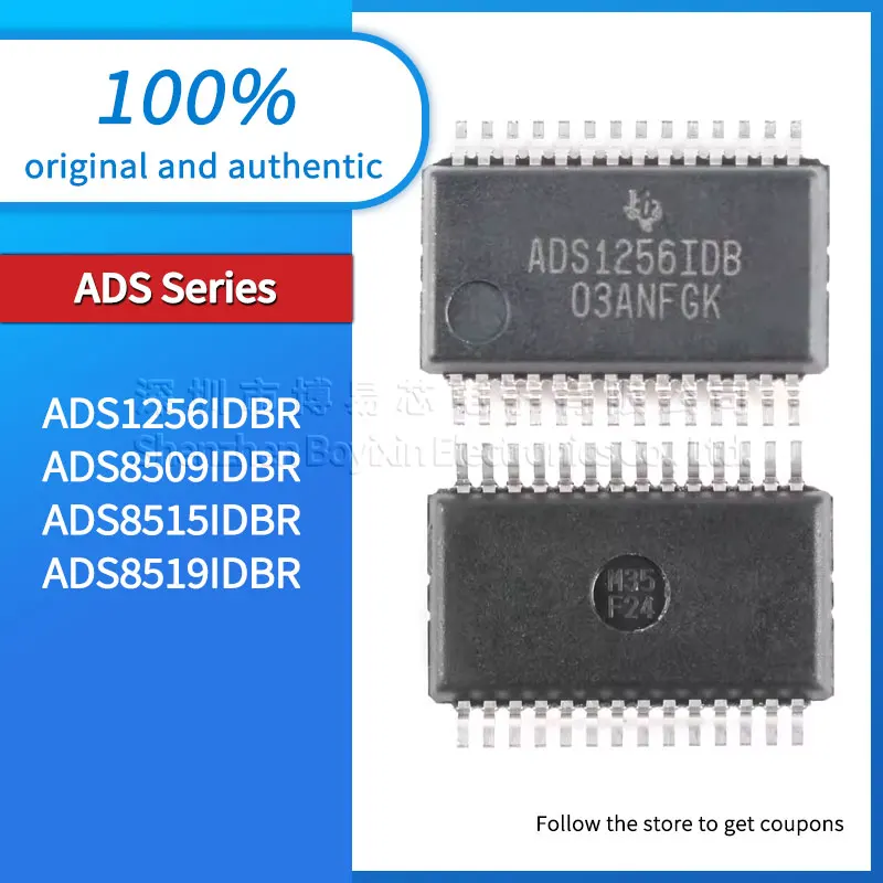 ADS8519IDBR ADS8515IDBR ADS8509IDBR ADS1256IDBR Brand new original genuine package SSOP-28
ADS8519IDBR ADS8515IDBR ADS8509IDBR ADS1256IDBR Brand new original genuine package SSOP-28