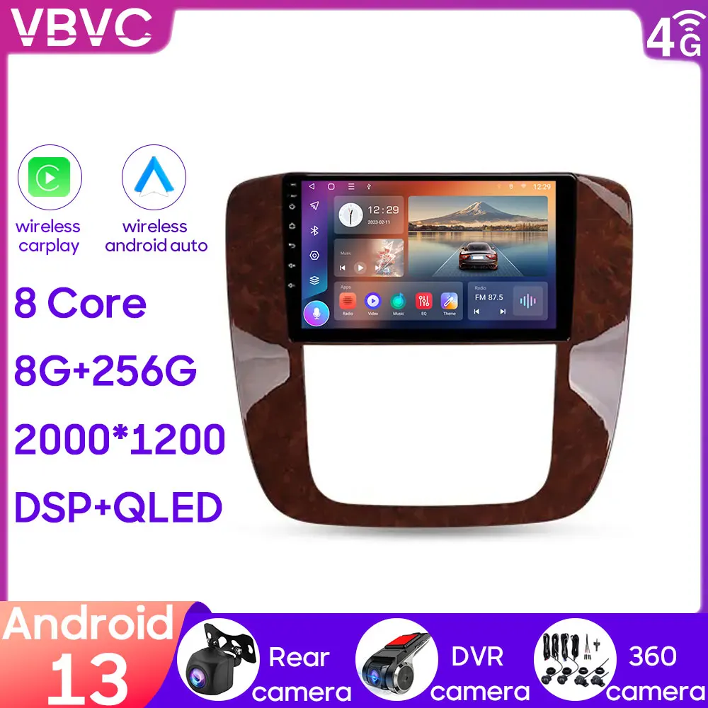 For GMC Yukon 3 GMT 900 For Chevrolet Tahoe 3 III GMT900 2006 - 2014 Car Radio Multimedia Navigation GPS BT Carplay Player Wifi
For GMC Yukon 3 GMT 900 For Chevrolet Tahoe 3 III GMT900 2006 - 2014 Car Radio Multimedia Navigation GPS BT Carplay Player Wifi