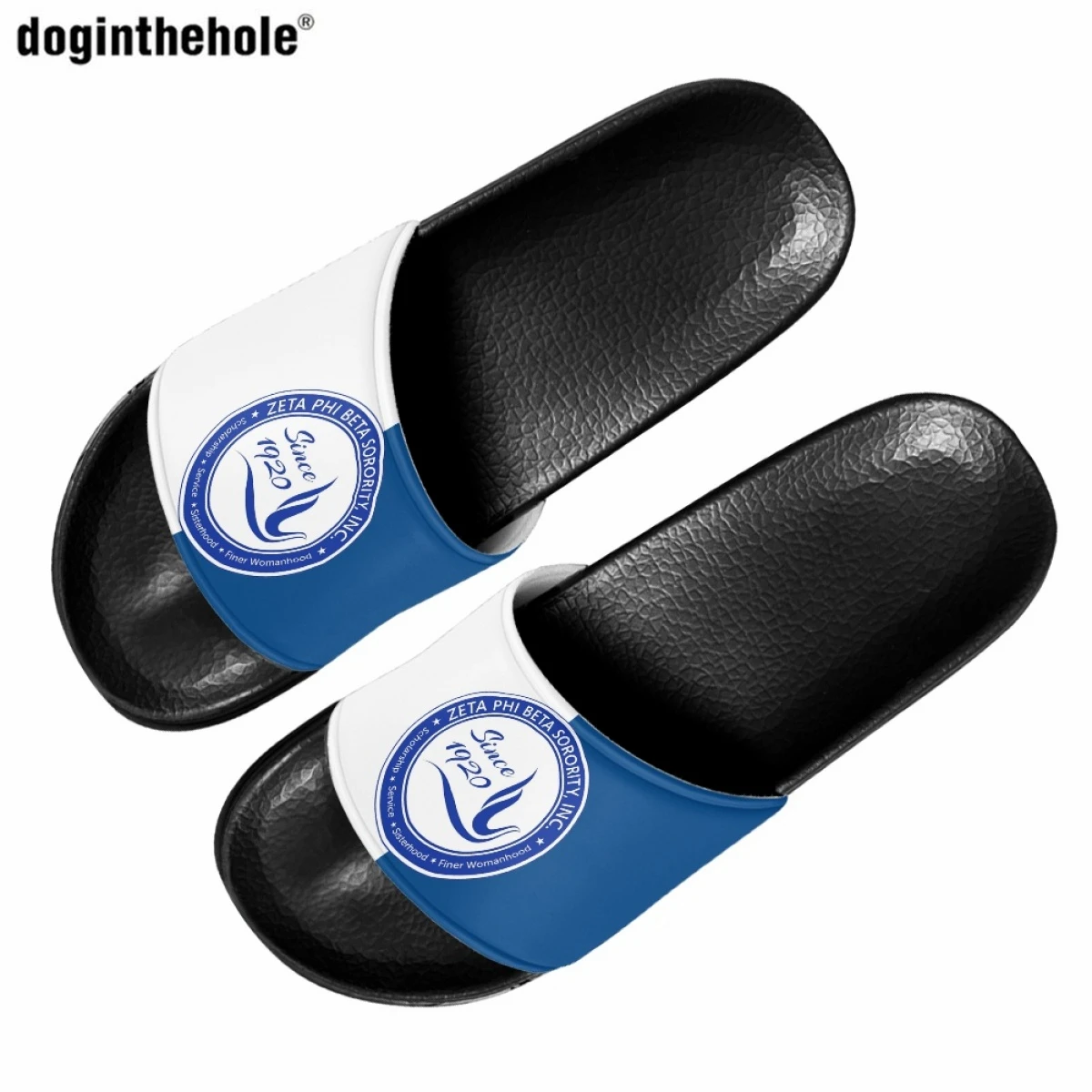Doginthehole Summer Slippers for Ladies Trend Zeta Phi Beta Sorority Design Home Non-slip EVA Slippers Lightweight Beach Sandals
Doginthehole Summer Slippers for Ladies Trend Zeta Phi Beta Sorority Design Home Non-slip EVA Slippers Lightweight Beach Sandals