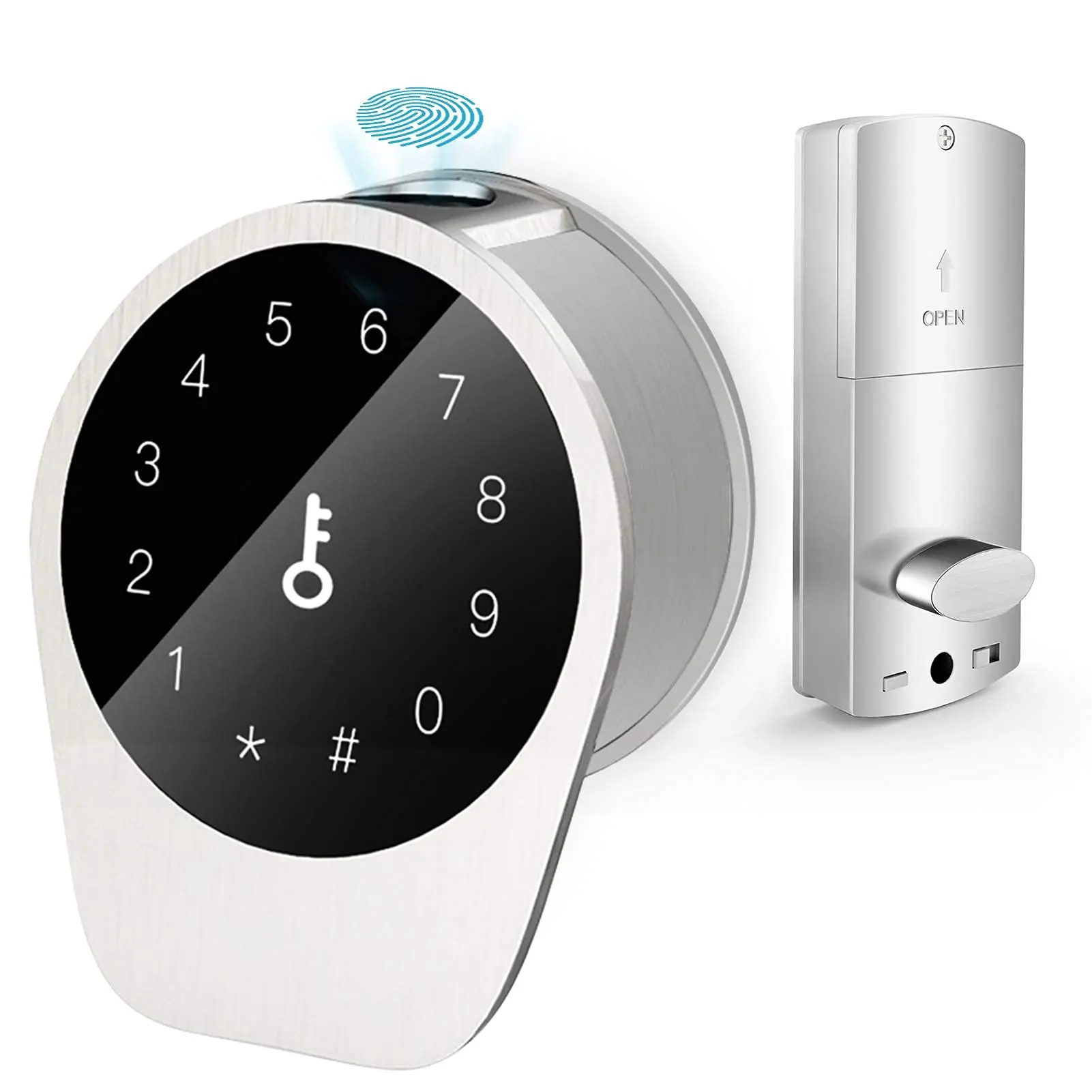 Keyless Entry Door Lock Touch Access Code Rfid Card Mechanical Key App Remote Control Auto Lock Security For Home And Hotel
Keyless Entry Door Lock Touch Access Code Rfid Card Mechanical Key App Remote Control Auto Lock Security For Home And Hotel
