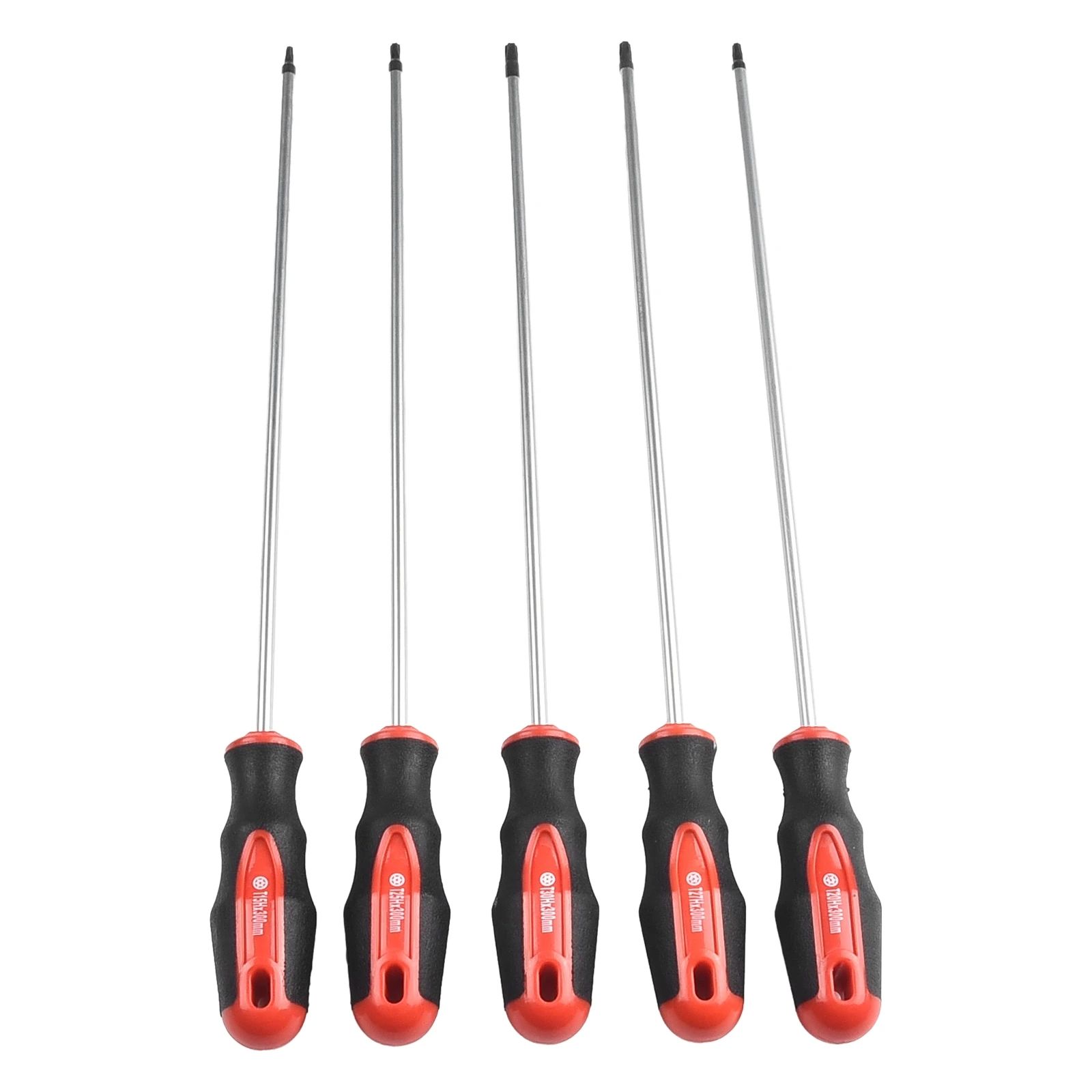 

5 Pcs Screwdriver Hand Tools Nutdrivers Precision Screwdriver Set Repairing Tools Set 400mm Absorbed Screws T15/T20/T25/T27/T30