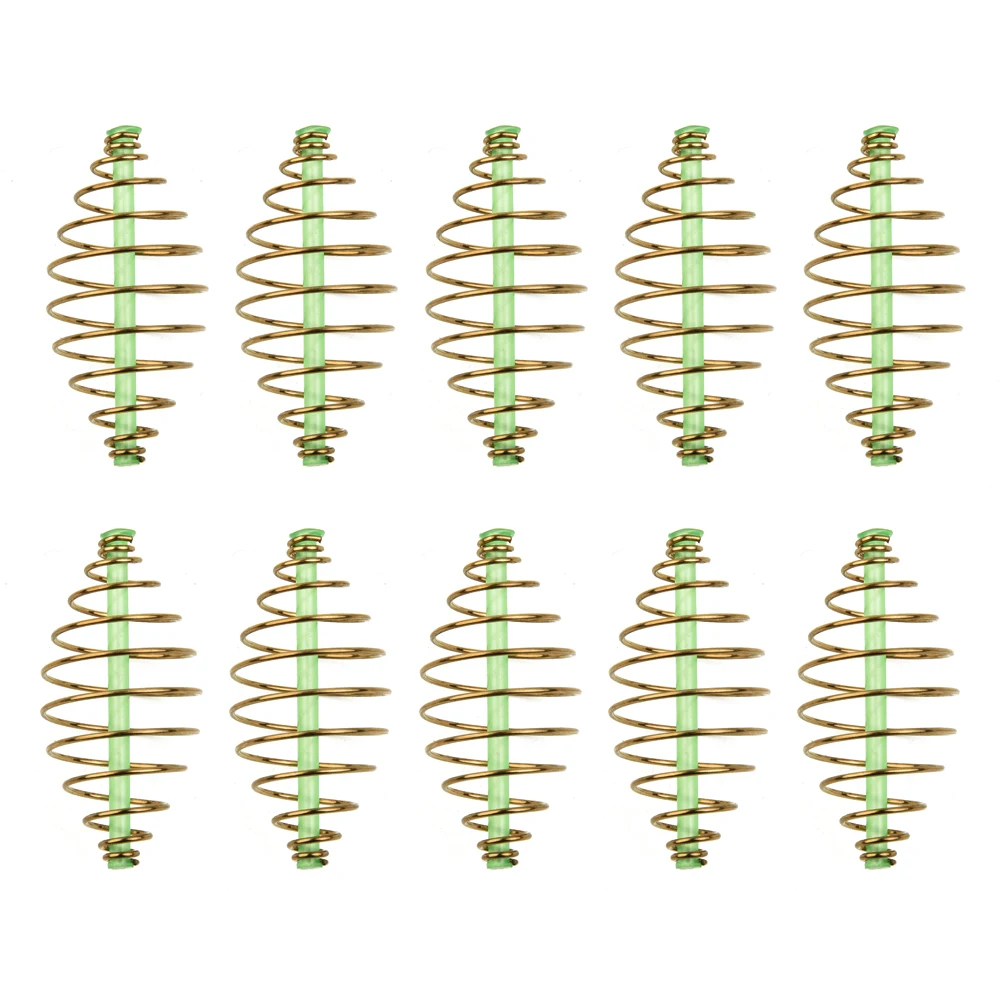 Innovative 10Pcs Carp Fishing Bait Cage Set Inline Method Spring Feeders With Super Wire Arms Coarse Fishing Accessories
Innovative 10Pcs Carp Fishing Bait Cage Set Inline Method Spring Feeders With Super Wire Arms Coarse Fishing Accessories
