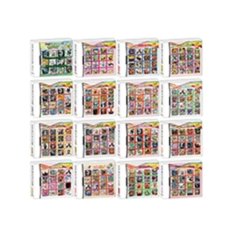 

DS Games Cartridge Video Game Console Card 208 in 1 520 in 1 Pokemon Mario All in 1 Compilation Card for Nintendo NDS/3DS/2DS