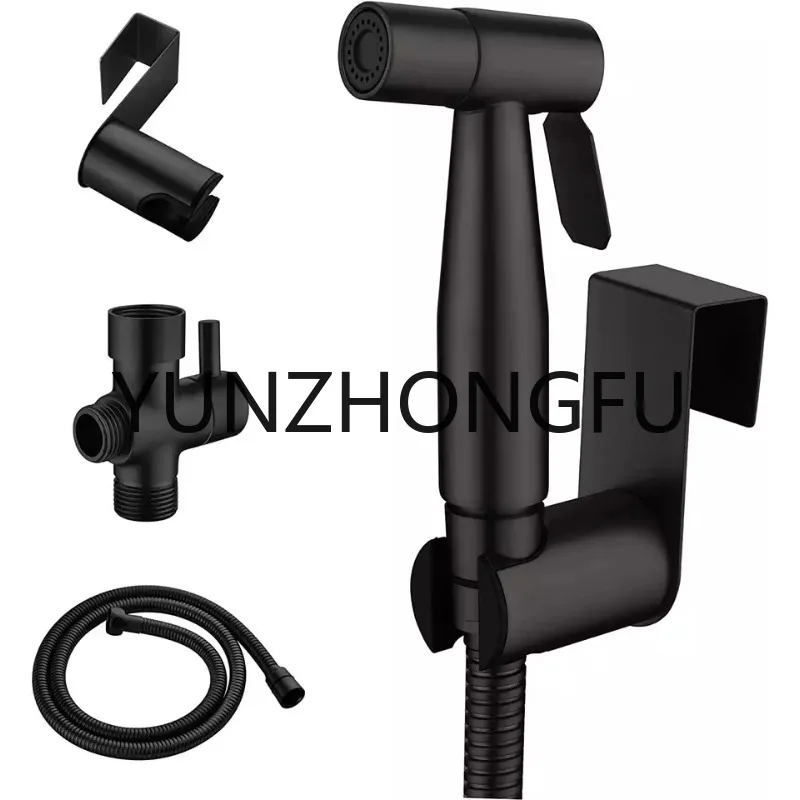 Bathroom Accessories Black Stainless Steel Handheld Self-Cleaning Toilet Bidet Sprayer Bidet
Bathroom Accessories Black Stainless Steel Handheld Self-Cleaning Toilet Bidet Sprayer Bidet