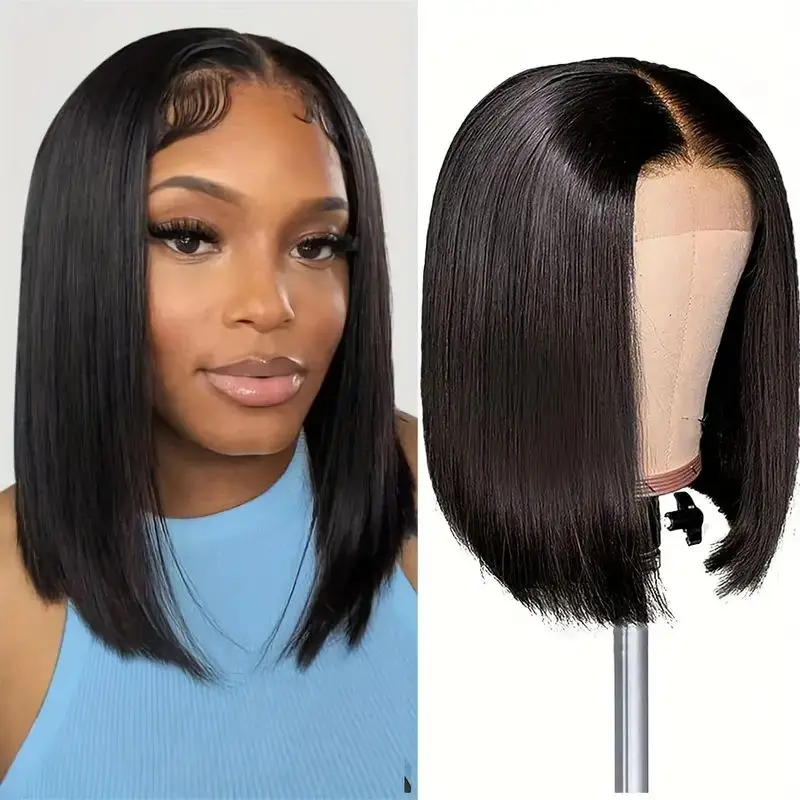 4*4 closure straight bob human hair wigs lace front bob wig for Women Straight Bob bob Wigs
4*4 closure straight bob human hair wigs lace front bob wig for Women Straight Bob bob Wigs