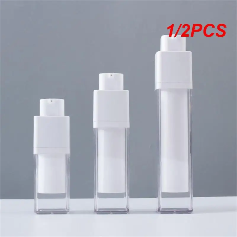 1/2PCS 15ml/30ml/50ml Refillable Bottle Airless Lotion Vacuum Pump Cosmetic Bottle Portable Reusable Empty Spray Bottle For
1/2PCS 15ml/30ml/50ml Refillable Bottle Airless Lotion Vacuum Pump Cosmetic Bottle Portable Reusable Empty Spray Bottle For