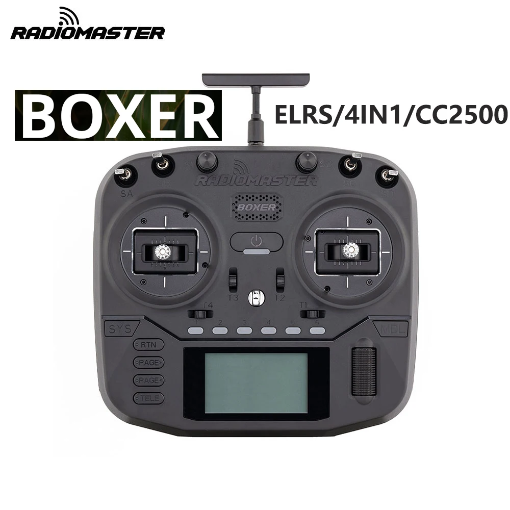 Радиоконтроллер Radiomaster BOXER ELRS 4 в 1 CC2500, передатчик multiпротоco, встроенный охлаждающий вентилятор
Радиоконтроллер Radiomaster BOXER ELRS 4 в 1 CC2500, передатчик multiпротоco, встроенный охлаждающий вентилятор