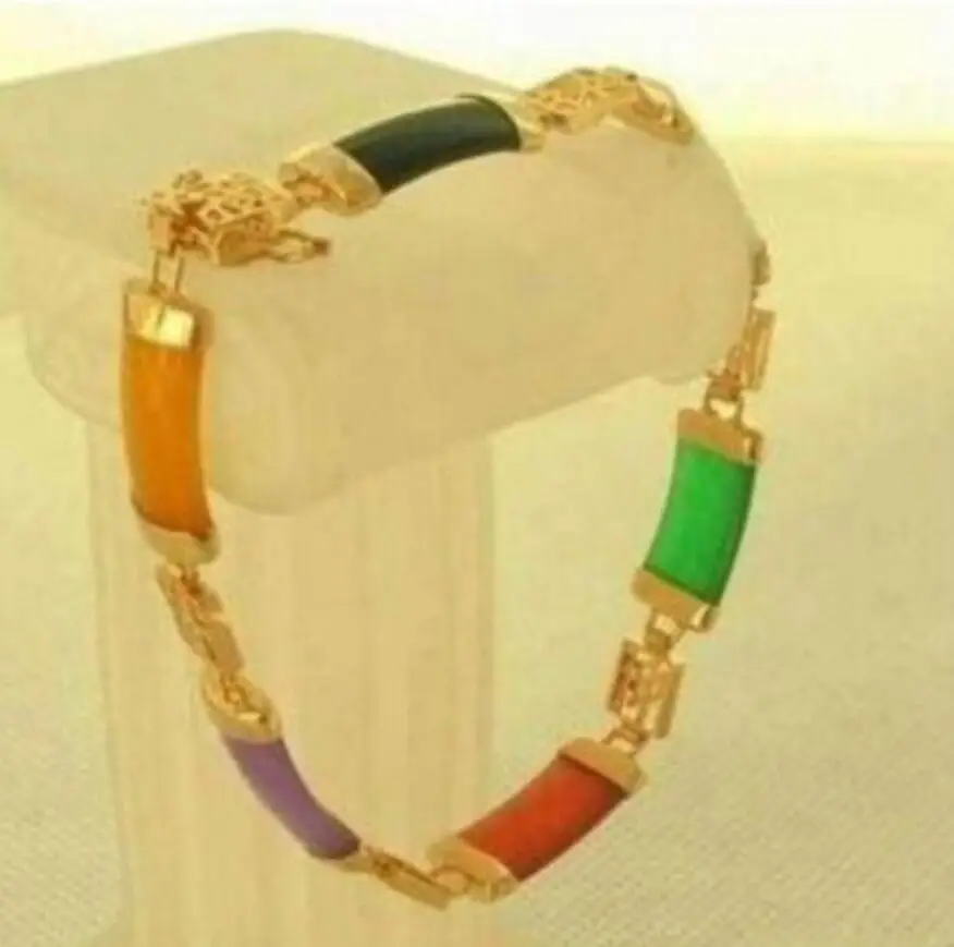 Fashion jewelry Fashion Jade & Agate & Turquoise Fortune Lucky Link Bracelet Silver/Gold Plated
Fashion jewelry Fashion Jade & Agate & Turquoise Fortune Lucky Link Bracelet Silver/Gold Plated