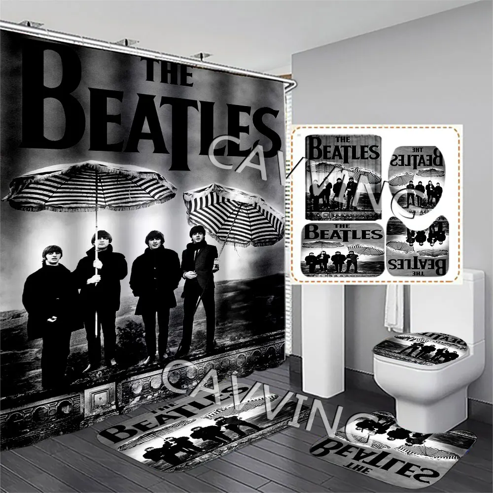 THE-BEATLE Rock занавески для душа с 3D принтом, водонепроницаемая занавеска для ванной, комплект Противоскользящих ковриков для ванной комнаты, коврики для туалета F03
THE-BEATLE Rock занавески для душа с 3D принтом, водонепроницаемая занавеска для ванной, комплект Противоскользящих ковриков для ванной комнаты, коврики для туалета F03
