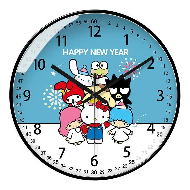 Sanrios Hellokittys настенные часы мультфильм Kuromi бесшумные круглые часы милые My Melody детская комната кварцевые часы Аниме девочка подарок
Sanrios Hellokittys настенные часы мультфильм Kuromi бесшумные круглые часы милые My Melody детская комната кварцевые часы Аниме девочка подарок