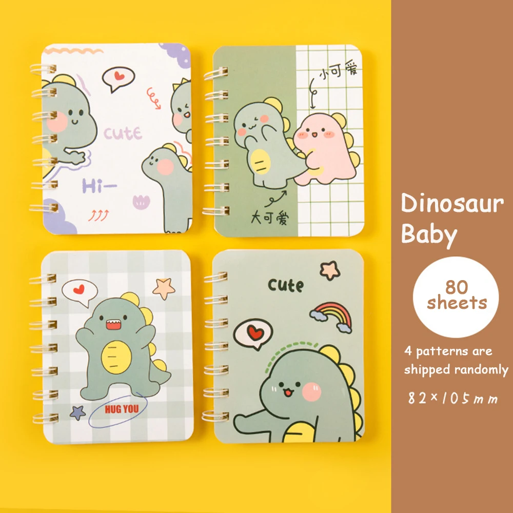 A7 Mini 80 Sheets Cute Cartoon Portable Pocket Coil Notebook Office Loose-leaf Student Plan Notebooks Stationery School Supplies
A7 Mini 80 Sheets Cute Cartoon Portable Pocket Coil Notebook Office Loose-leaf Student Plan Notebooks Stationery School Supplies
