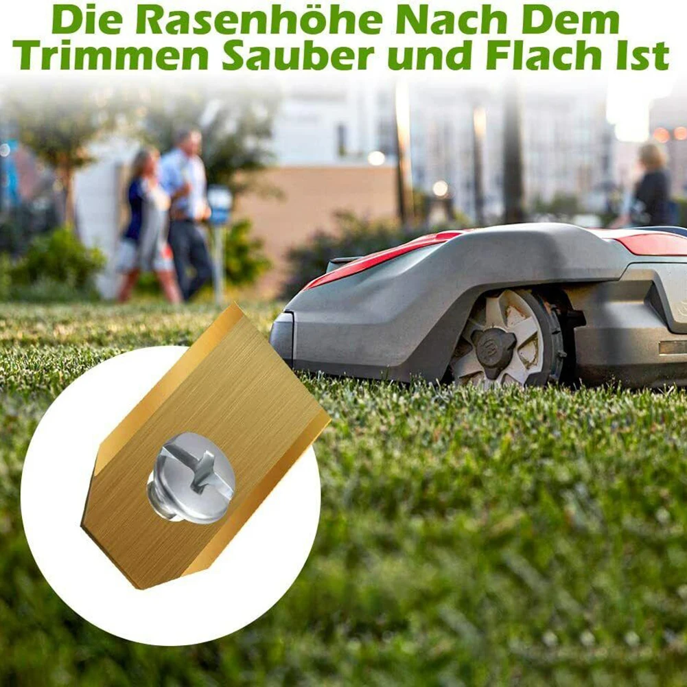 9/18/30 Pcs Blade Home Garden Sliver/gold Accessories For All Robotic Lawnmowers Lawn Mower Parts High Quality
9/18/30 Pcs Blade Home Garden Sliver/gold Accessories For All Robotic Lawnmowers Lawn Mower Parts High Quality