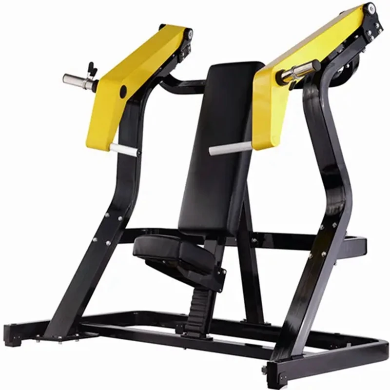 

Plate Loaded Seated Incline Chest Press Bench Machine Exercise Strength Training Sports Center Workout Gym Fitness Equipment