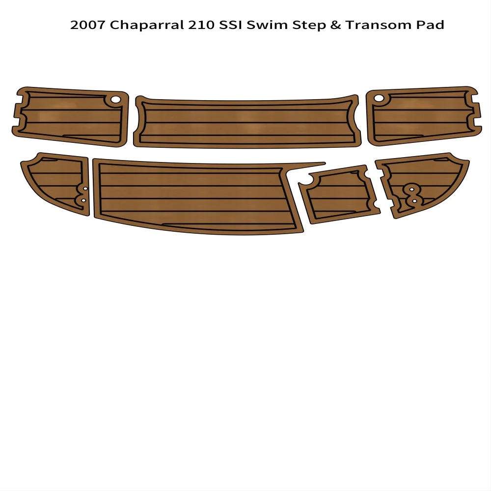 

2007 Chaparral 210 SSI Swim Step Transom Boat EVA Foam Teak Deck Floor Pad Mat SeaDek MarineMat Gatorstep Style Self Adhesive