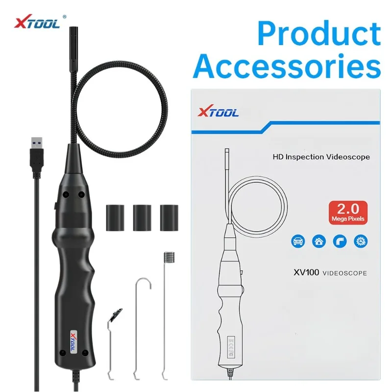 XTOOL XV100 Waterproof 8.5mm HD Endoscope Camera Micro 8 LED IP67 Car Endoscope Inspection Borescope For XTOOL D8/X100 PAD3/A80
XTOOL XV100 Waterproof 8.5mm HD Endoscope Camera Micro 8 LED IP67 Car Endoscope Inspection Borescope For XTOOL D8/X100 PAD3/A80