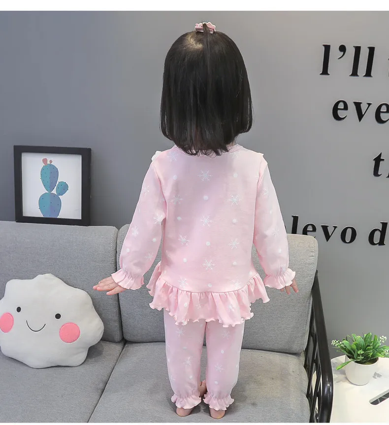 Girls Frozen Pajamas Kids Anna Elsa Cartoon Long Sleeve Clothing Set Baby Girls Casual Home Sleepwear Clothing Nightgown Suit Girls Frozen Pajamas Kids Anna Elsa Cartoon Long Sleeve Clothing Set Baby Girls Casual Home Sleepwear Clothing Nightgown Suit