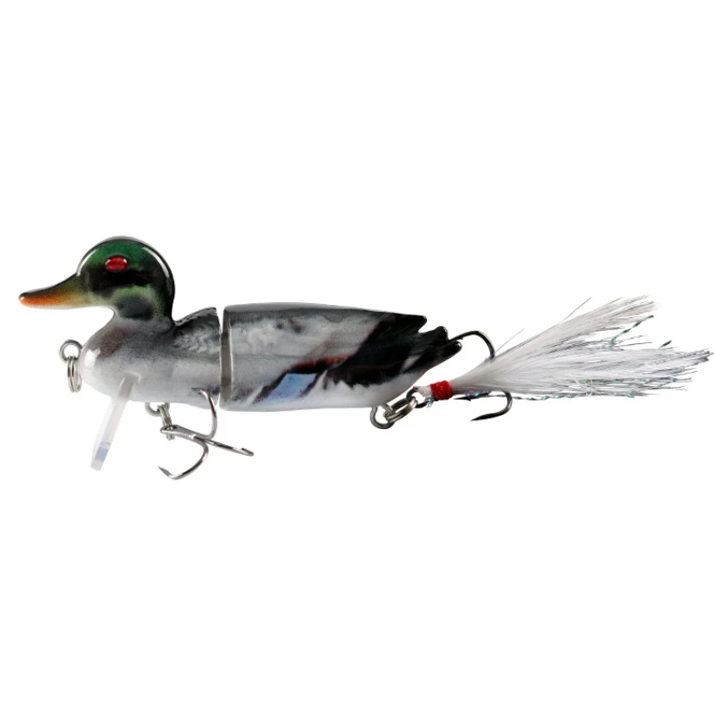 

EASYFISH 3D Artificial Duck Topwater Fishing Lure Bass Floating Multi Jointed Swimbait Lifelike Sunfish Swimmer Fishing Tackle