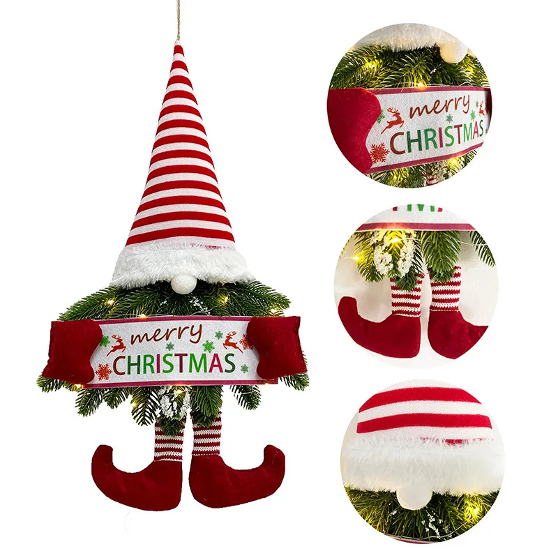 LED Lighted Christmas Faceless Old Man Hanging Ornament Christmas Decoration Home Christmas Wreath Happy New Year Navidad 2024
LED Lighted Christmas Faceless Old Man Hanging Ornament Christmas Decoration Home Christmas Wreath Happy New Year Navidad 2024