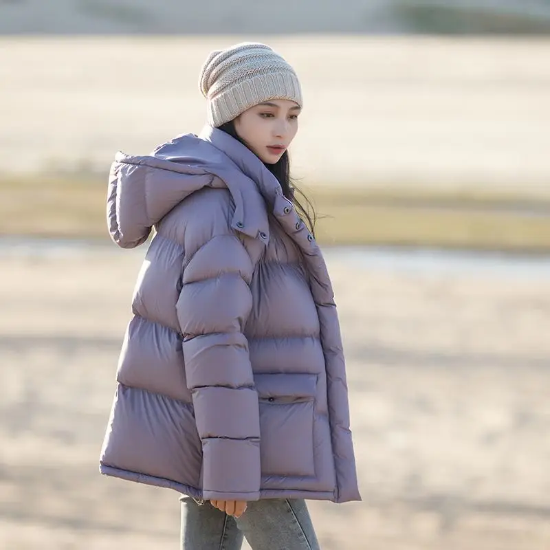 Women Winter Down Jacket 90% White Duck Puff Thickened Warm Fashionable Short Bread Coat R476
Women Winter Down Jacket 90% White Duck Puff Thickened Warm Fashionable Short Bread Coat R476