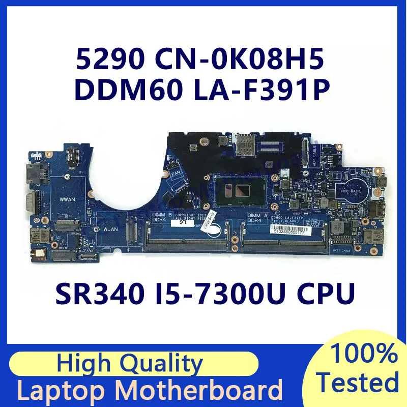 CN-0K08H5 0K08H5 K08H5 материнская плата для ноутбука DELL 5290 материнская плата с процессором SR340 I5-7300U DDM60 LA-F391P 100% полностью работает хорошо
CN-0K08H5 0K08H5 K08H5 материнская плата для ноутбука DELL 5290 материнская плата с процессором SR340 I5-7300U DDM60 LA-F391P 100% полностью работает хорошо
