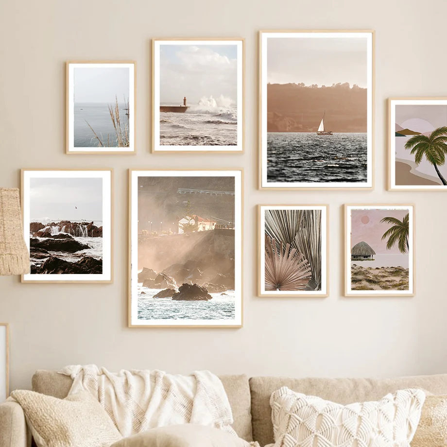 Natural Marine Landscape Wall Art Canvas Painting Colorful Posters Reef Sailboat Reed Wall Pictures Living Room Decor Esthetics
Natural Marine Landscape Wall Art Canvas Painting Colorful Posters Reef Sailboat Reed Wall Pictures Living Room Decor Esthetics