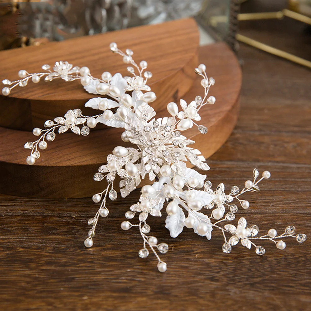 Women Rhinestone Flowers Hairpin Silver Bridal Headdress Fashion Wedding Headpiece Hair Accessories
Women Rhinestone Flowers Hairpin Silver Bridal Headdress Fashion Wedding Headpiece Hair Accessories
