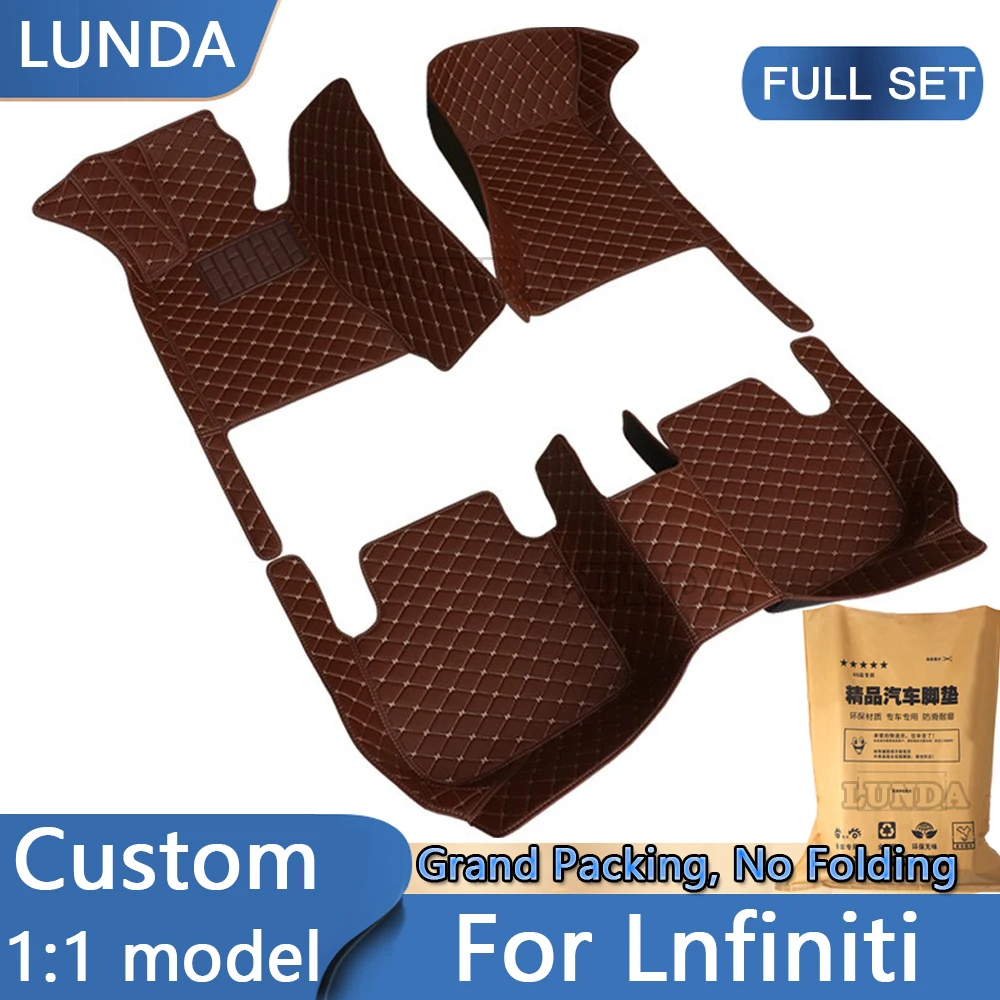 High-quality Custom Car Floor Mats For Lnfiniti G25 G35 G37 Q40 Q50 Q60 Q70 Q80 QX50 QX56 Foot Pads Auto Accessories
High-quality Custom Car Floor Mats For Lnfiniti G25 G35 G37 Q40 Q50 Q60 Q70 Q80 QX50 QX56 Foot Pads Auto Accessories