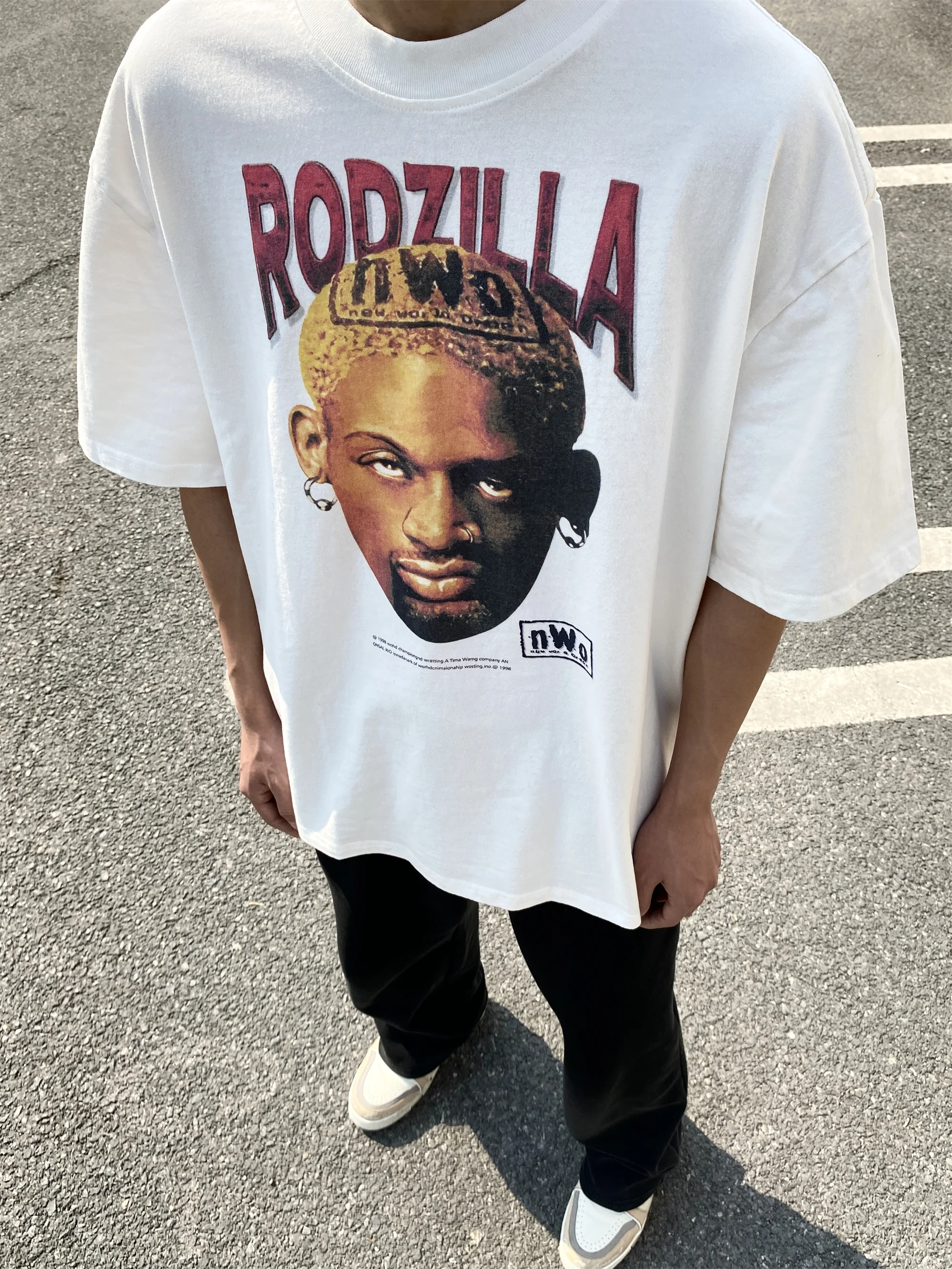 24SS Vintage Summer Retro Rodman Portrait Print Pure Cotton High-Street Casual Loose Street T-Shirt Tops
24SS Vintage Summer Retro Rodman Portrait Print Pure Cotton High-Street Casual Loose Street T-Shirt Tops
