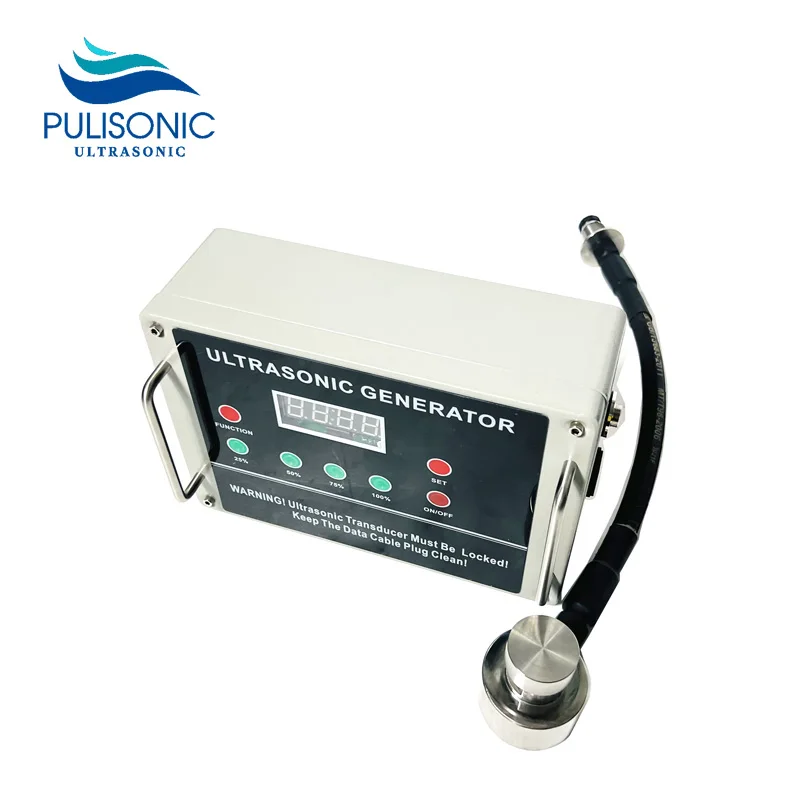 Встроенный Ультразвуковой вибрационный преобразователь и генератор 33 кГц 100 Вт для сита для муки
Встроенный Ультразвуковой вибрационный преобразователь и генератор 33 кГц 100 Вт для сита для муки