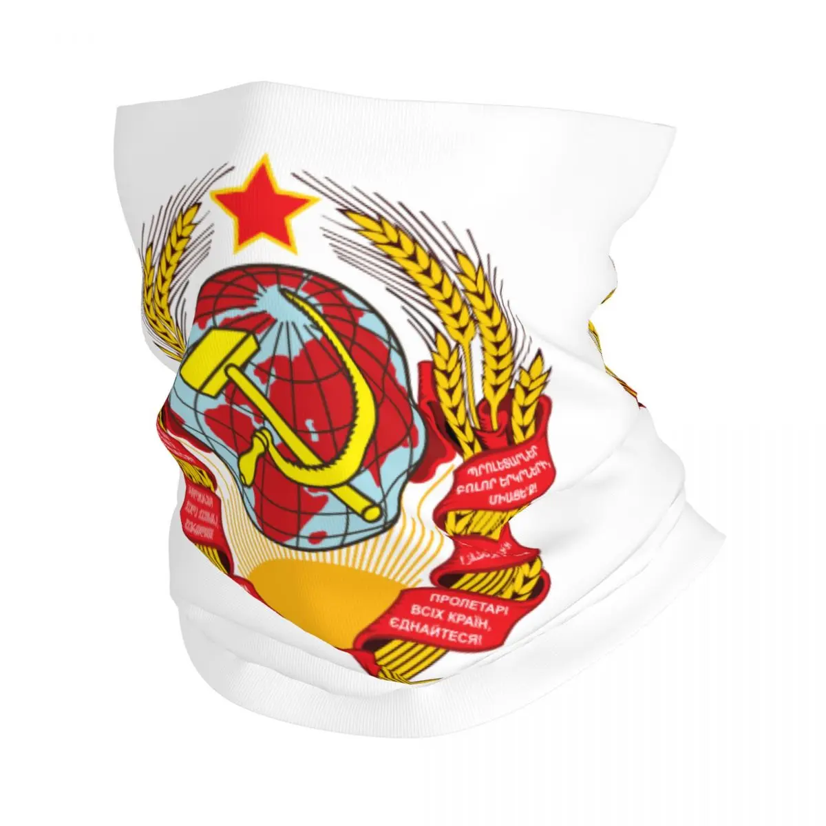 Coat Of Arms Of Soviet Union Winter Headband Neck Warmer Men Women Ski Running Tube Scarf CCCP Russia Face Bandana Gaiter
Coat Of Arms Of Soviet Union Winter Headband Neck Warmer Men Women Ski Running Tube Scarf CCCP Russia Face Bandana Gaiter