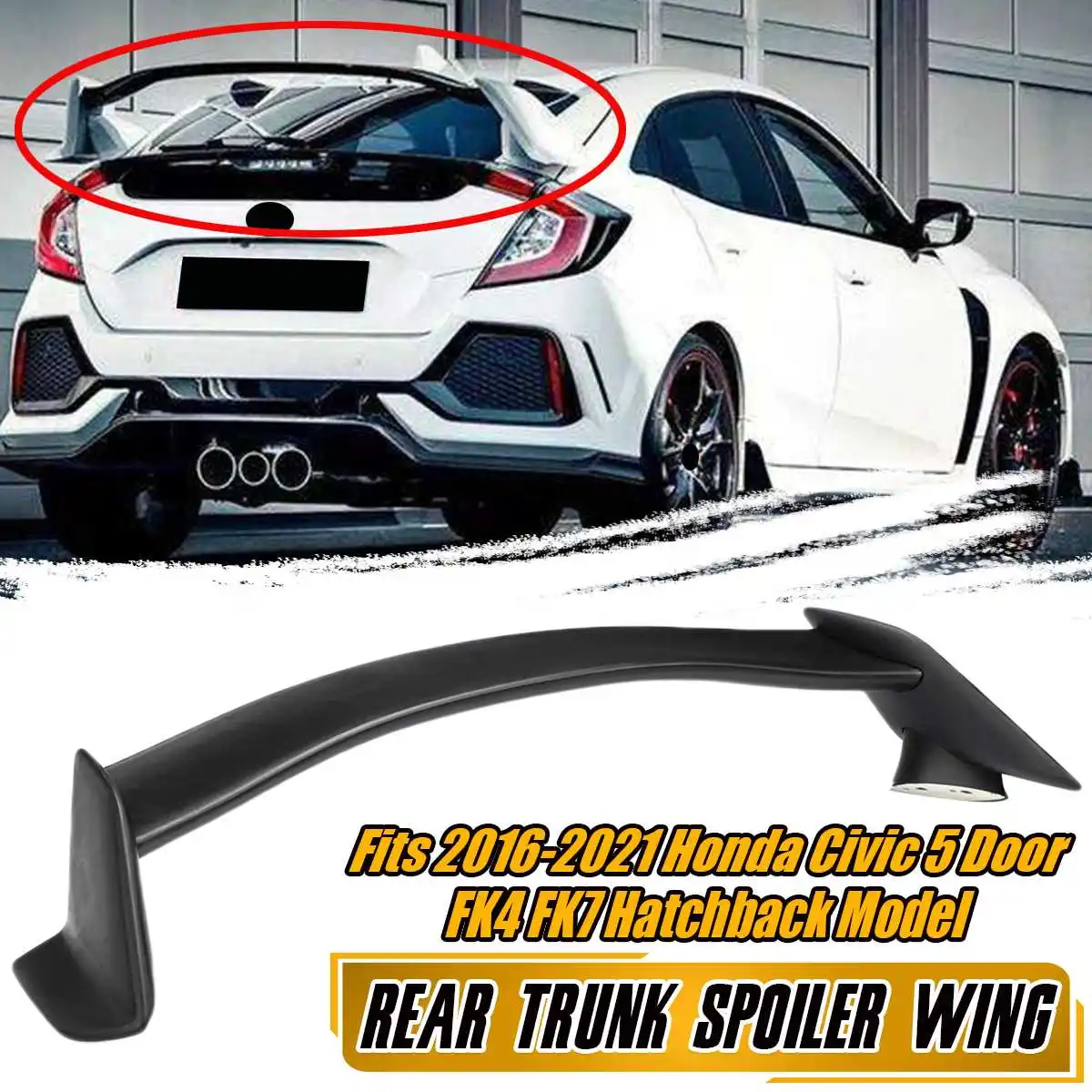 Air Deflector Splitter Body Kit Rear Trunk Spoiler Wing Sport Boot Lip Tail For Honda Civic 5 Door FK4 FK7 Hatchback 2016-2021
Air Deflector Splitter Body Kit Rear Trunk Spoiler Wing Sport Boot Lip Tail For Honda Civic 5 Door FK4 FK7 Hatchback 2016-2021