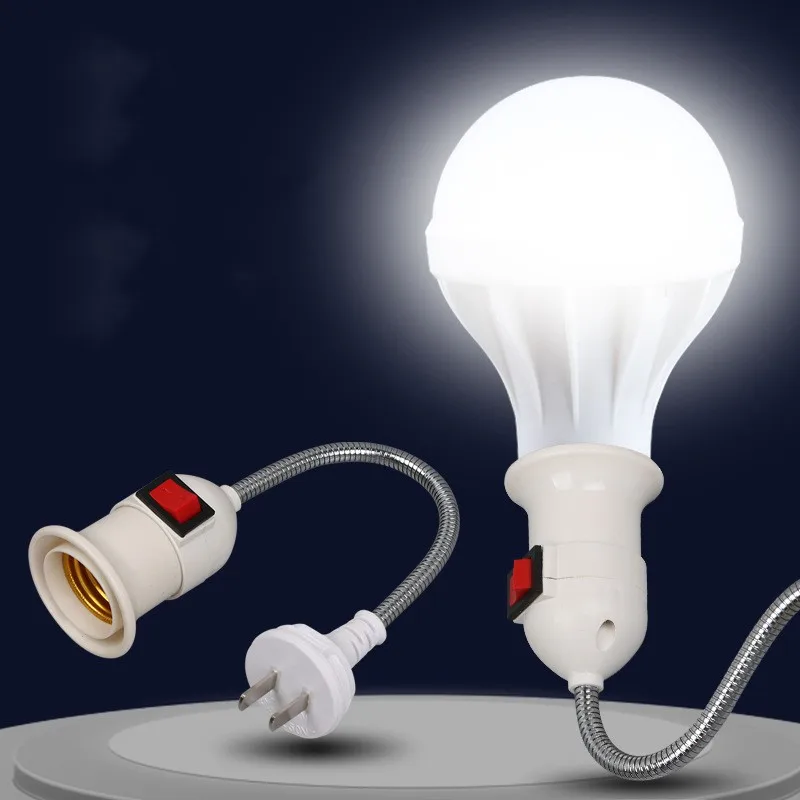 Lamp Holder Bulb Socket E27 Lamp Base LED Lamps Night Stand Korea Type Desk Accessories With European Plug Power Home
Lamp Holder Bulb Socket E27 Lamp Base LED Lamps Night Stand Korea Type Desk Accessories With European Plug Power Home
