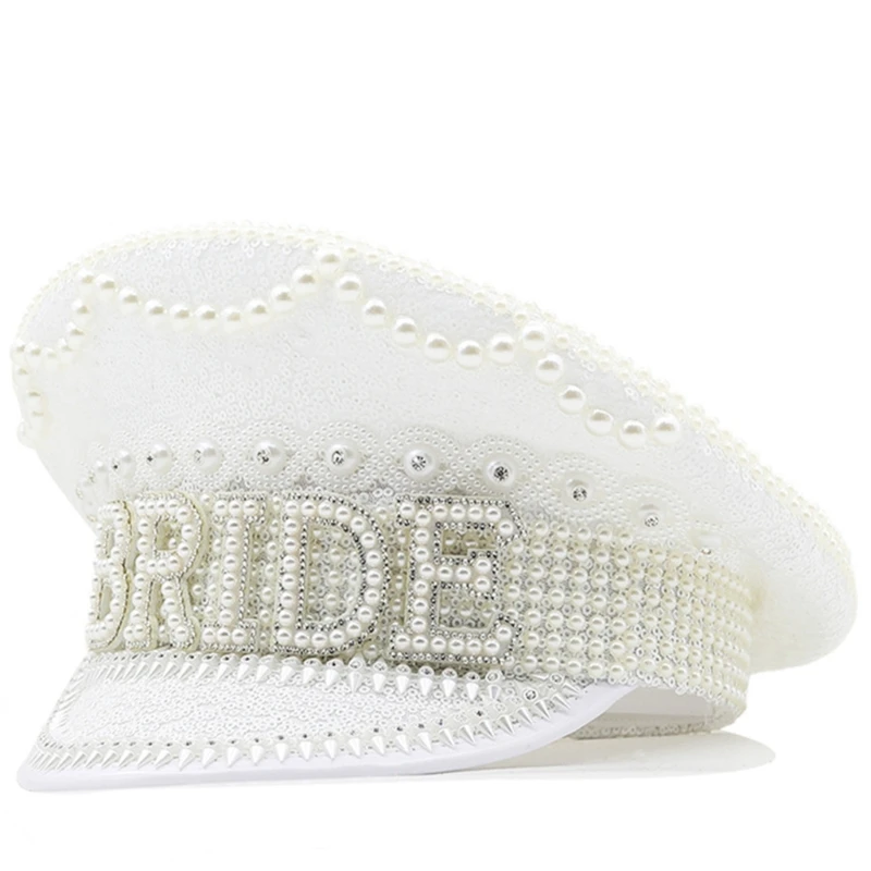 Bridal Shower Hat MasqueradeBall Sequins Pearls Hat Lady Birthday Party Headwear
Bridal Shower Hat MasqueradeBall Sequins Pearls Hat Lady Birthday Party Headwear