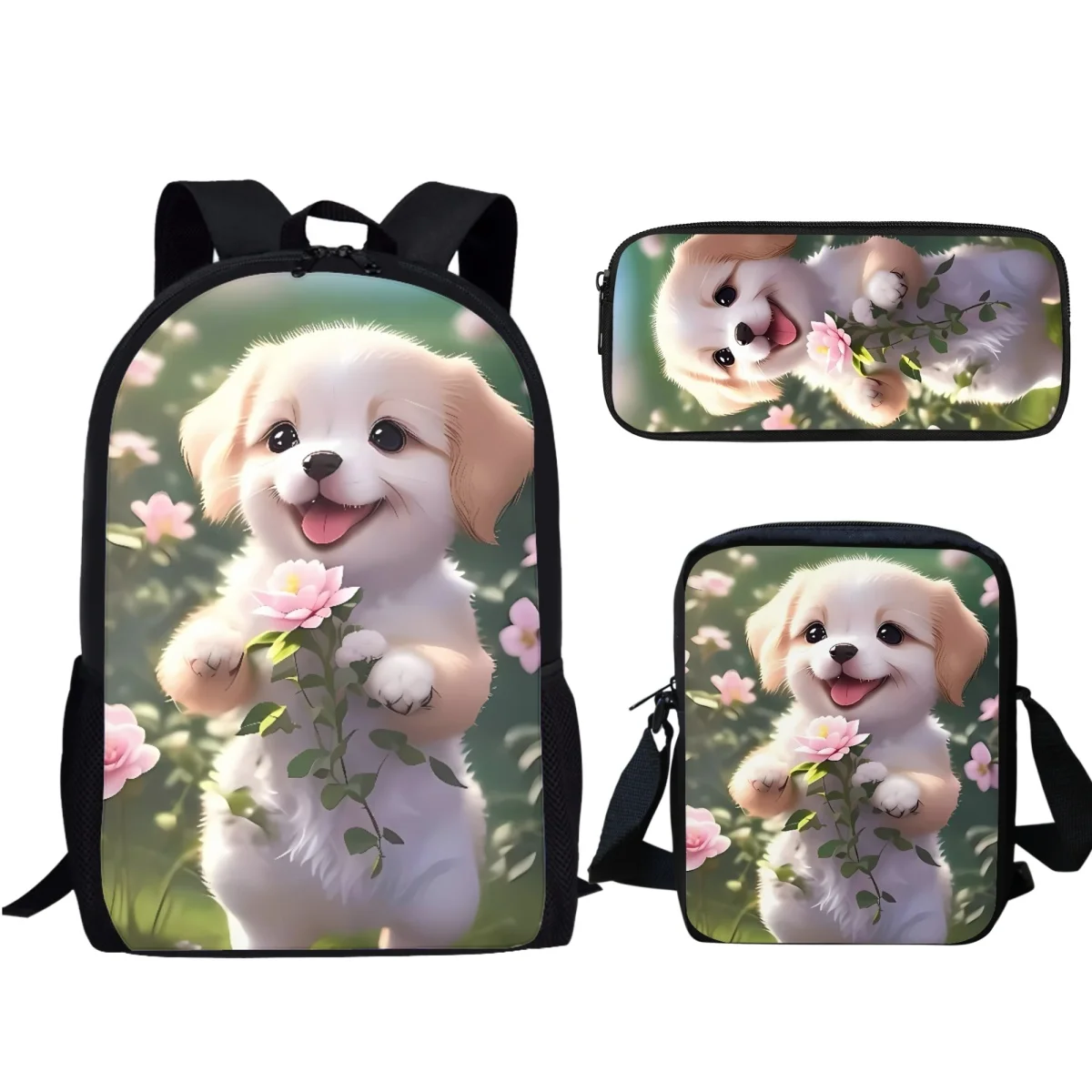 Cavalier King Charles Spaniel Floral Designer 3Pcs/Set School Bags 2023 Teenager Boys Casual Backpack Shoulder Bag Pencil Case
Cavalier King Charles Spaniel Floral Designer 3Pcs/Set School Bags 2023 Teenager Boys Casual Backpack Shoulder Bag Pencil Case