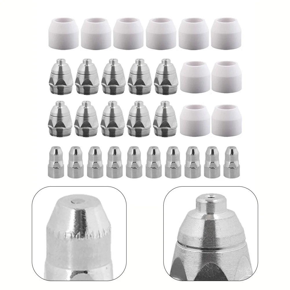 30pcs 80A Cutting Electrode Tip Cup Consumables For P-80 P80 Plasma Cutter Torch Parts Kit Welding Cutting Tools Accessories
30pcs 80A Cutting Electrode Tip Cup Consumables For P-80 P80 Plasma Cutter Torch Parts Kit Welding Cutting Tools Accessories