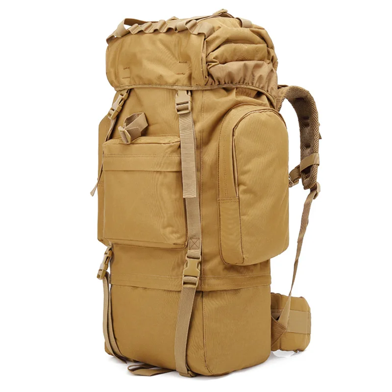 

Large Capacity Backpack 65L Military Tactical Backpack Camouflage Waterproof Men Bag For Outdoors Hiking Camping Travel Bags