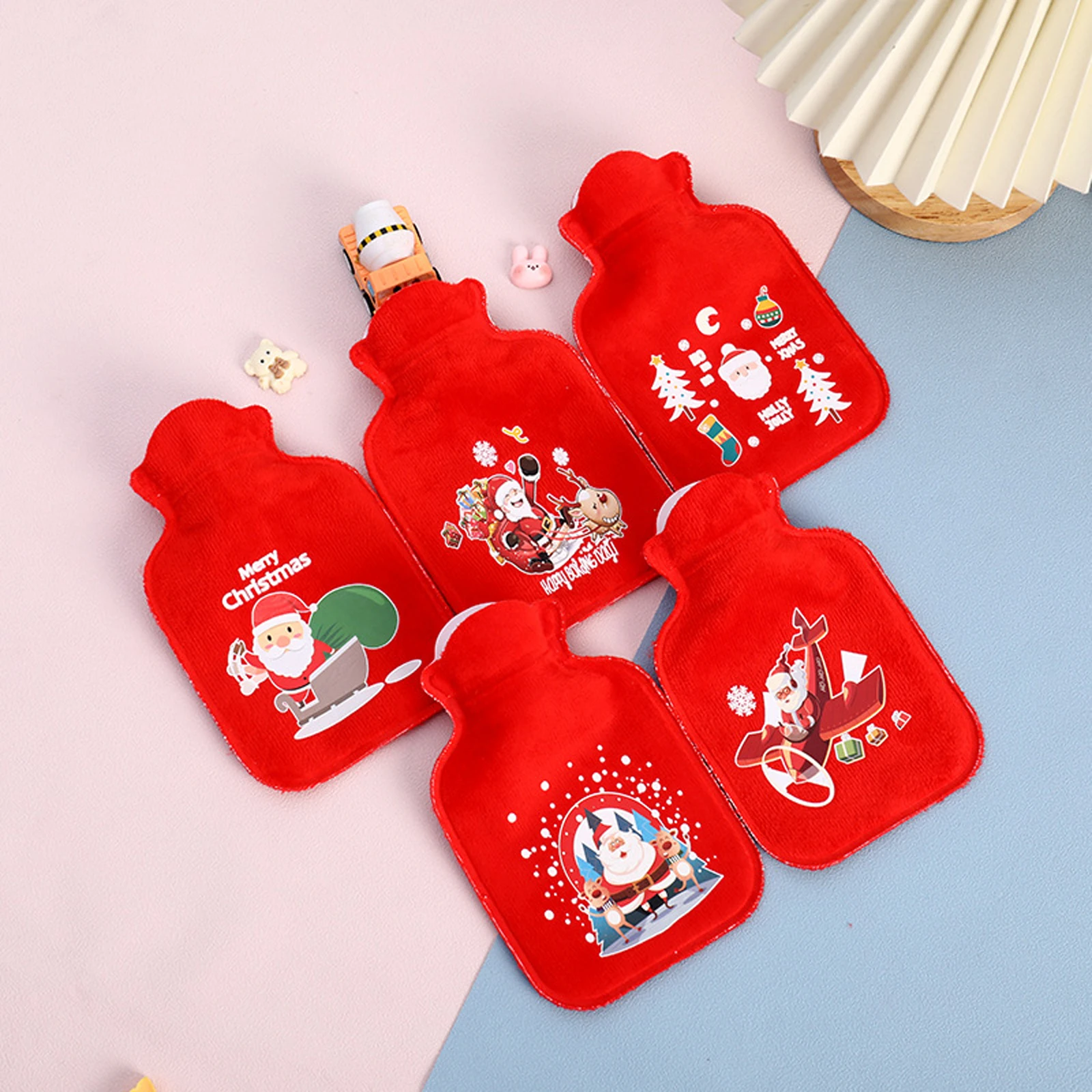 Christmas Red Hand Warmer Hot Water Bag Heat Warm Cartoon Hot Water Bottle Water Filling Keeping Coldproof Small Soft Reusable
Christmas Red Hand Warmer Hot Water Bag Heat Warm Cartoon Hot Water Bottle Water Filling Keeping Coldproof Small Soft Reusable