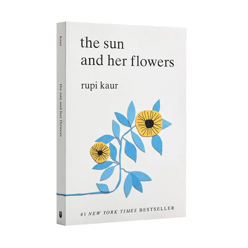 

The Sun and Her Flowers by Rupi Kaur Illustrated Poetry by Women Love Poems Books for Adult Teen in English Paperback