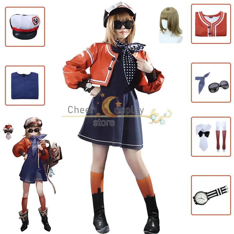 Reverse 1999 Regulus Cosplay Costume Hat Halloween Party Women Wig Game Uniform Dress Jacket Sunglasses Role Play Props
Reverse 1999 Regulus Cosplay Costume Hat Halloween Party Women Wig Game Uniform Dress Jacket Sunglasses Role Play Props